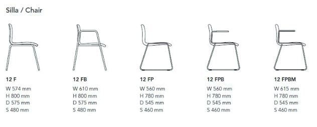 Штабелируемый стул для салазок Mobboli Hug ARCH-00147433 - Вид №3