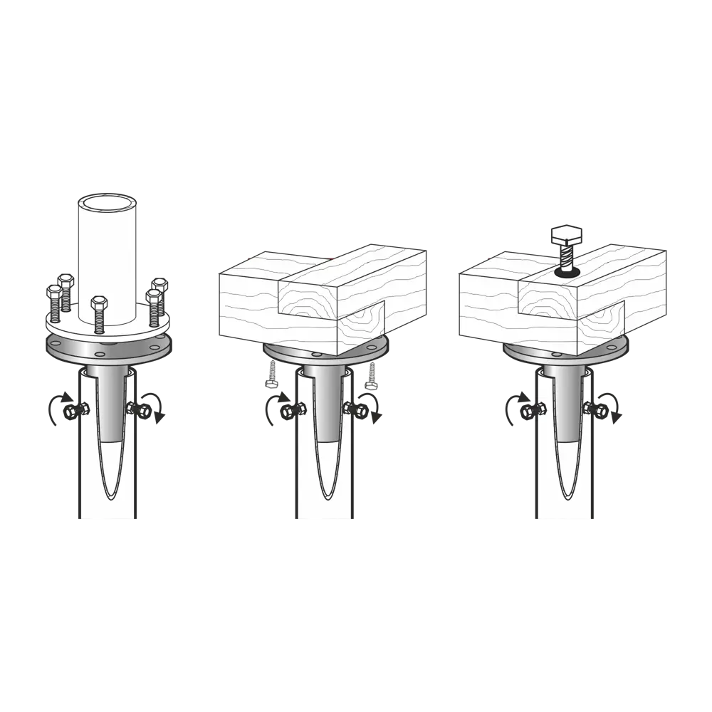 Оголовок-фланец BAU FMT 145x60x150 мм 82262727 STLM-2186922 Santreyd  - Вид №4