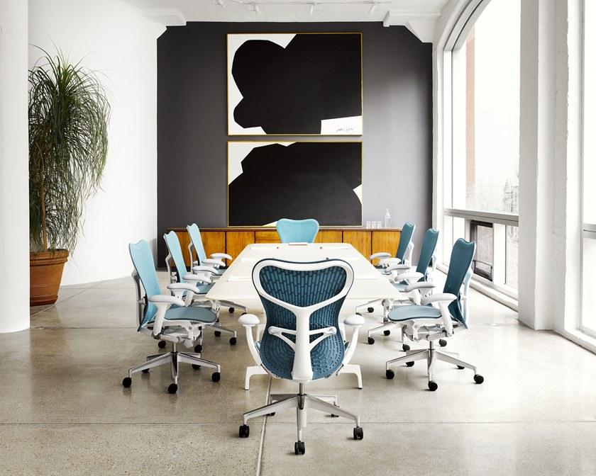 Herman Miller Эргономичное вращающееся офисное кресло из полимера triflex Mirra 2 sun-id-1513131 - Вид №22