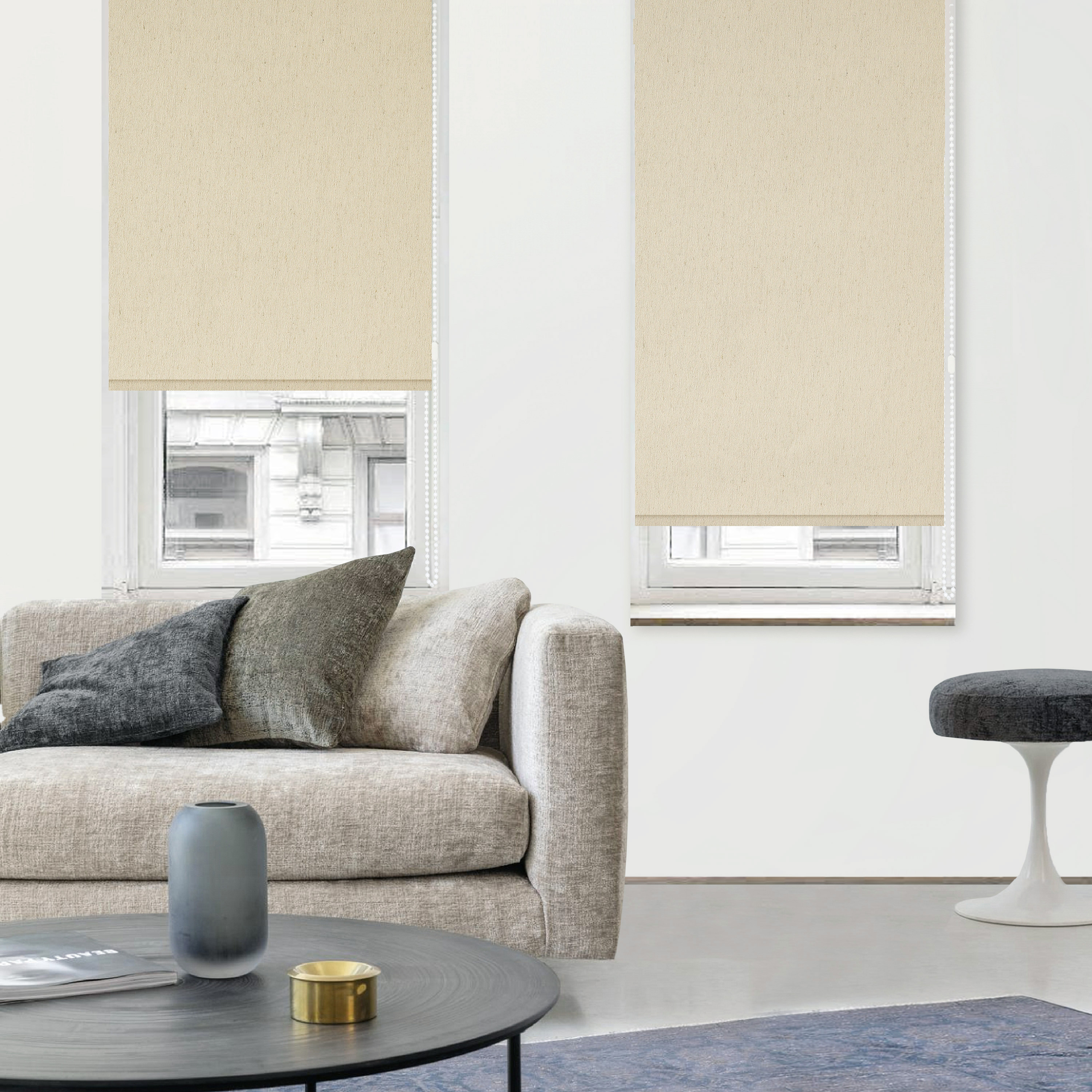 Рулонная штора Santreyd Miamoza бежевая 70×160 см с защитой от детей 83503275 STLM-0041484 - Вид №2