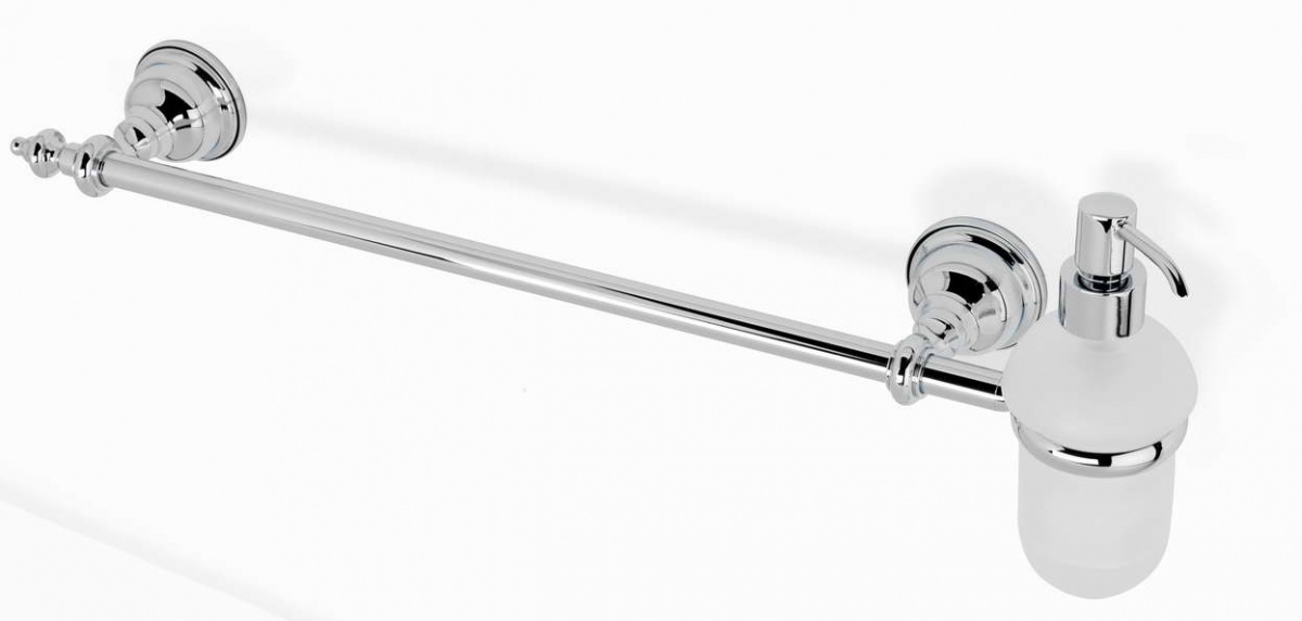 EL69D(16) Stil Haus Elite, полотенцедержатель + стеклянный дозатор, цвет золото