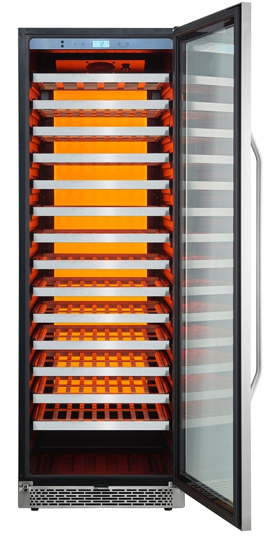 9189164 Винный шкаф Cavanova CV135-1TL серебристый STDN-0040358 - Вид №9