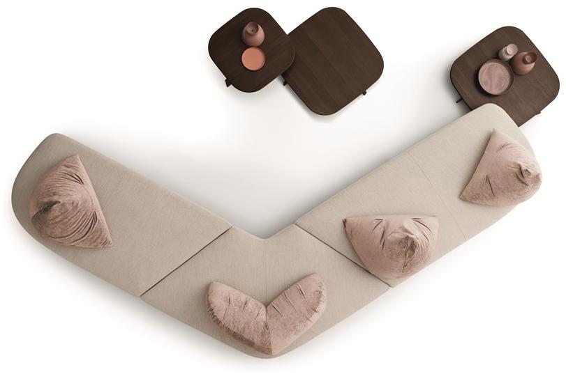 Ditre Italia Модульный угловой диван из ткани Papilo sun-id-1476085 - Вид №5