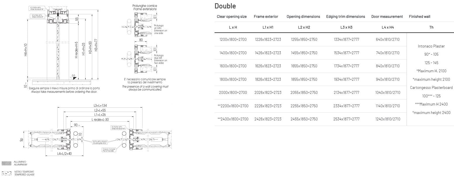 Стеклянная дверь Scrigno ARIA CON STIPITI ARCH-00103988 - Вид №1