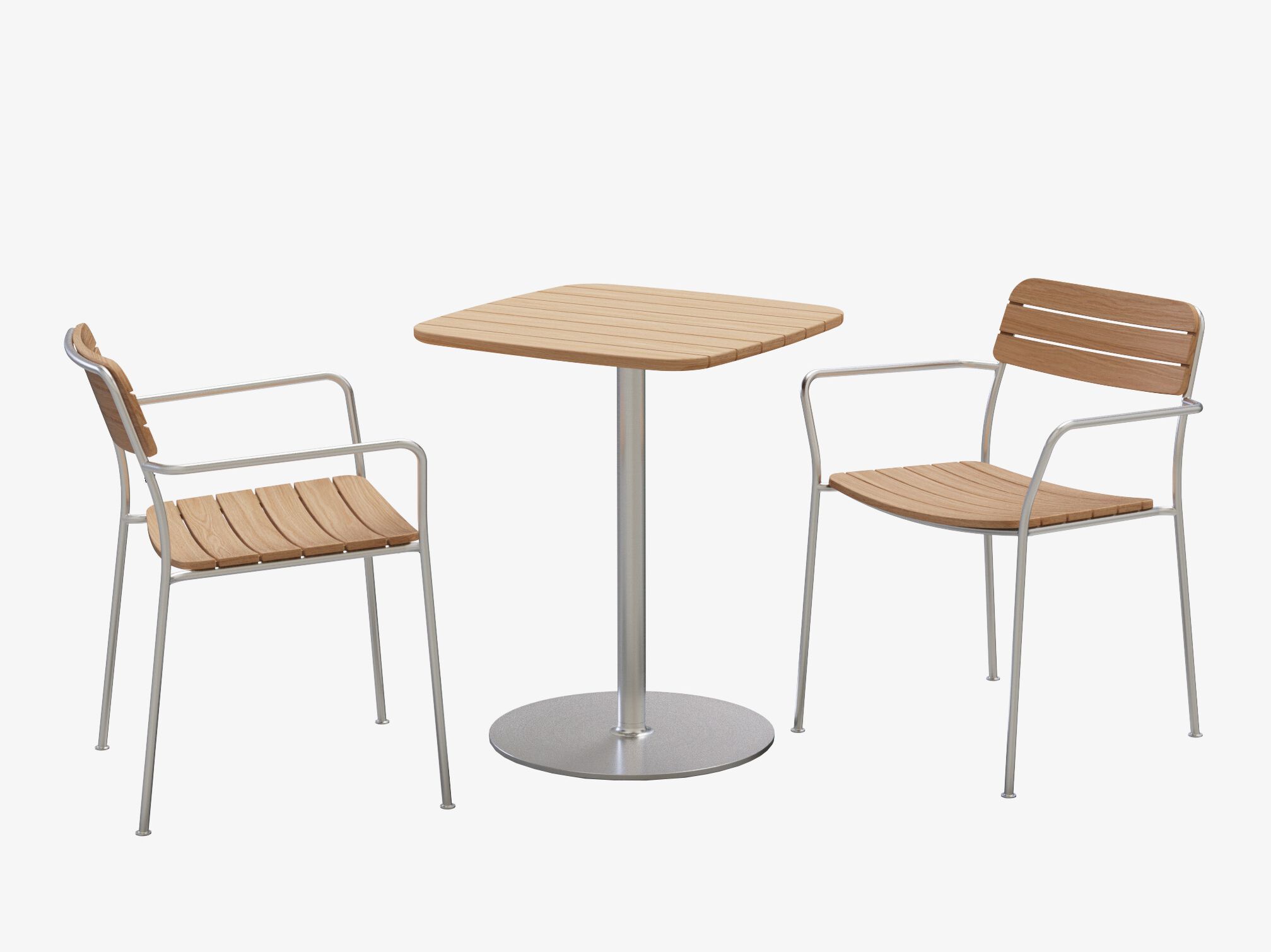 Стул для сада из тикового дерева с подлокотниками Case Solas ARCH-00121355 - Вид №2