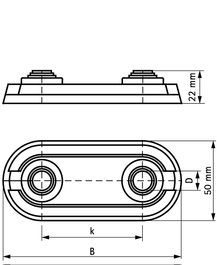 0672250 Монтажные профиля BIS Заглушки декоративные двойные облицовка трубопроводов WALRAVEN  - Вид №1
