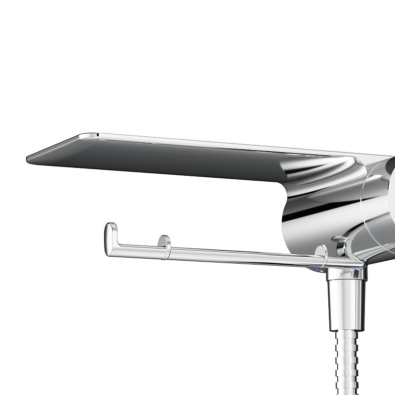 F0202600 гигиенический набор со смесителем для душа с полкой хром шт. AM.PM Like - Вид №4