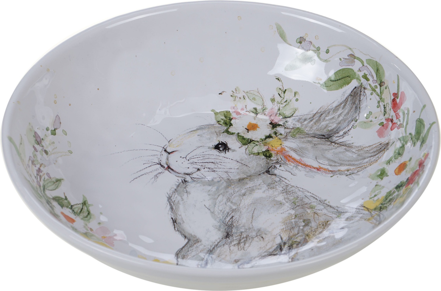 10648269 Certified International Блюдо круглое Certified Int. Милый кролик 33х7,5см, керамика Керамика 