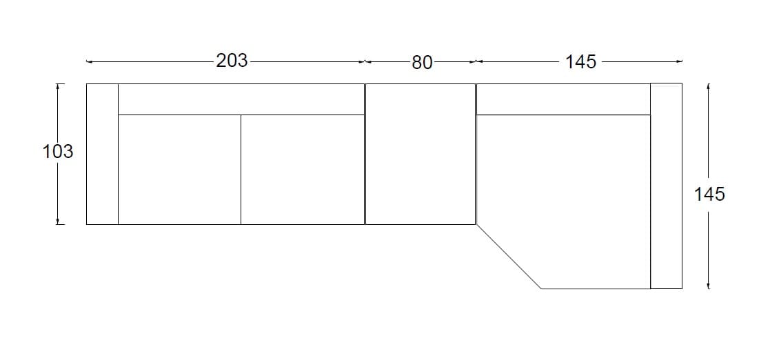 Секционный диван из ткани Twils T-TIME ARCH-00091742 - Вид №2