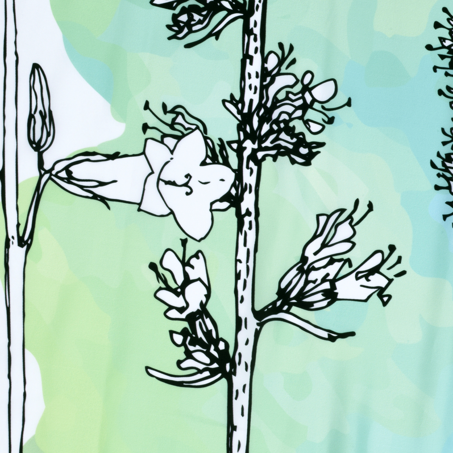 SC-39103 Dill Шторка для ванной WasserKRAFT  - Вид №4