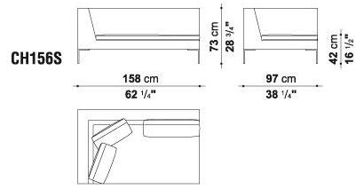 B&B Italia Модульный угловой диван из ткани Charles sun-id-1494315 - Вид №12