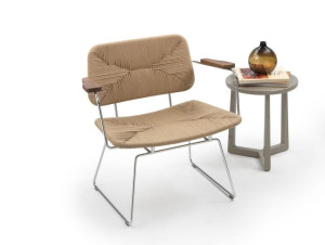 Сани кресло с подлокотниками