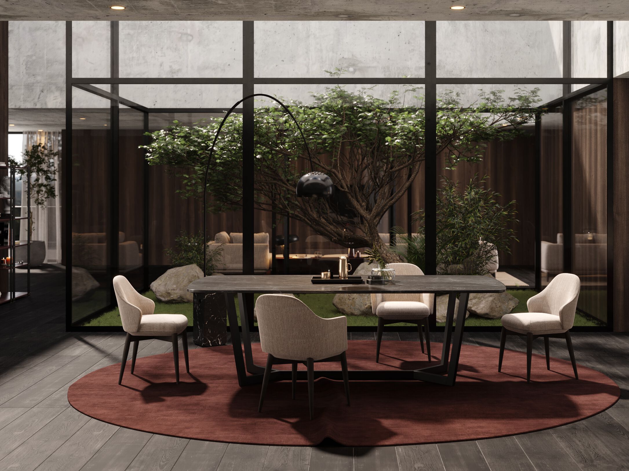 Овальный деревянный обеденный стол PRADDY Miller ARCH-00066737 - Вид №3