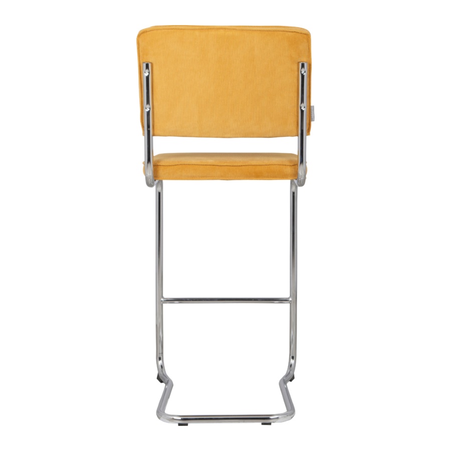Стул барный Ridge Kink Rib желтый Zuiver 1500008 - Вид №3