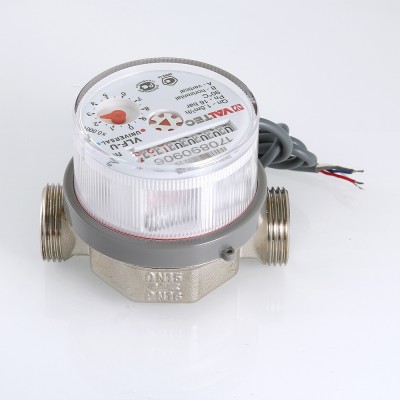 VLF-15U-IL Водосчетчик универсальный с импульсным выходом (новый) без сгонов Valtec 1/2", 80 мм  - Вид №12