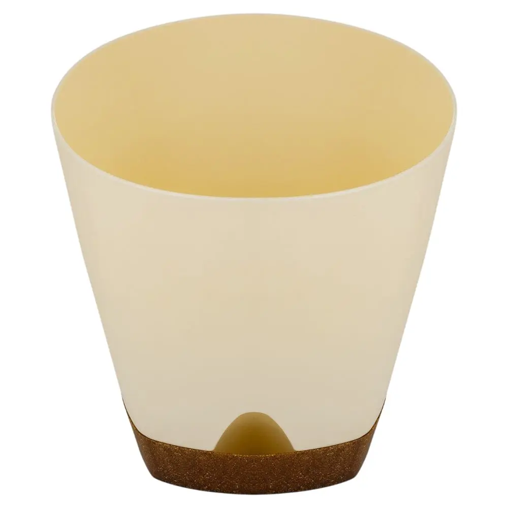 Горшок для цветов INGREEN Wood 0.65 л бежевый круглый 89416376 STLM-1566735 - Вид №1