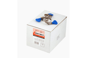 16667678 Хомут бабочка, нерж., D 16 х 25 mm, box 100 шт., шир. 9 mm 12, 1 123-09W025 NOVOCRAFT