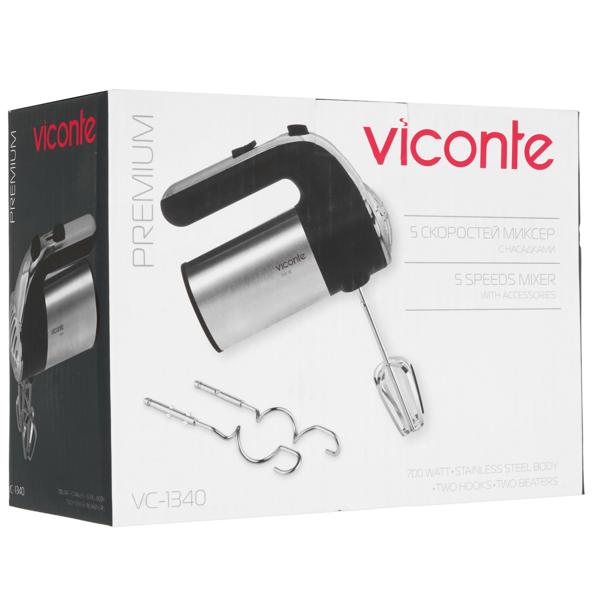9057692 Миксер Viconte VC-1340 серебристый STDN-0027561 - Вид №8