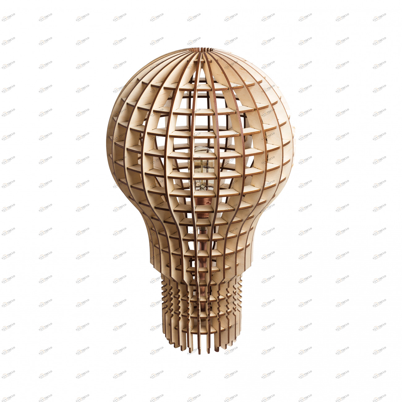 Настольная лампа Лампочка Ильича Светлое дерево S0011 ALBERO ИНТЕРЬЕРНЫЕ 015714 Бежевый 