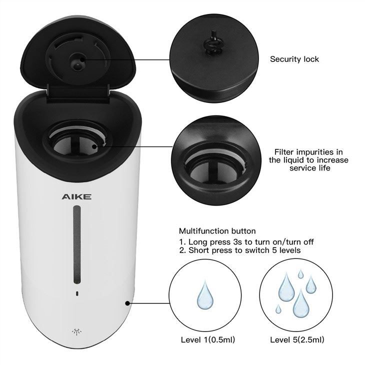 Умный дозатор мыла AIKE AK3160_804  - Вид №2