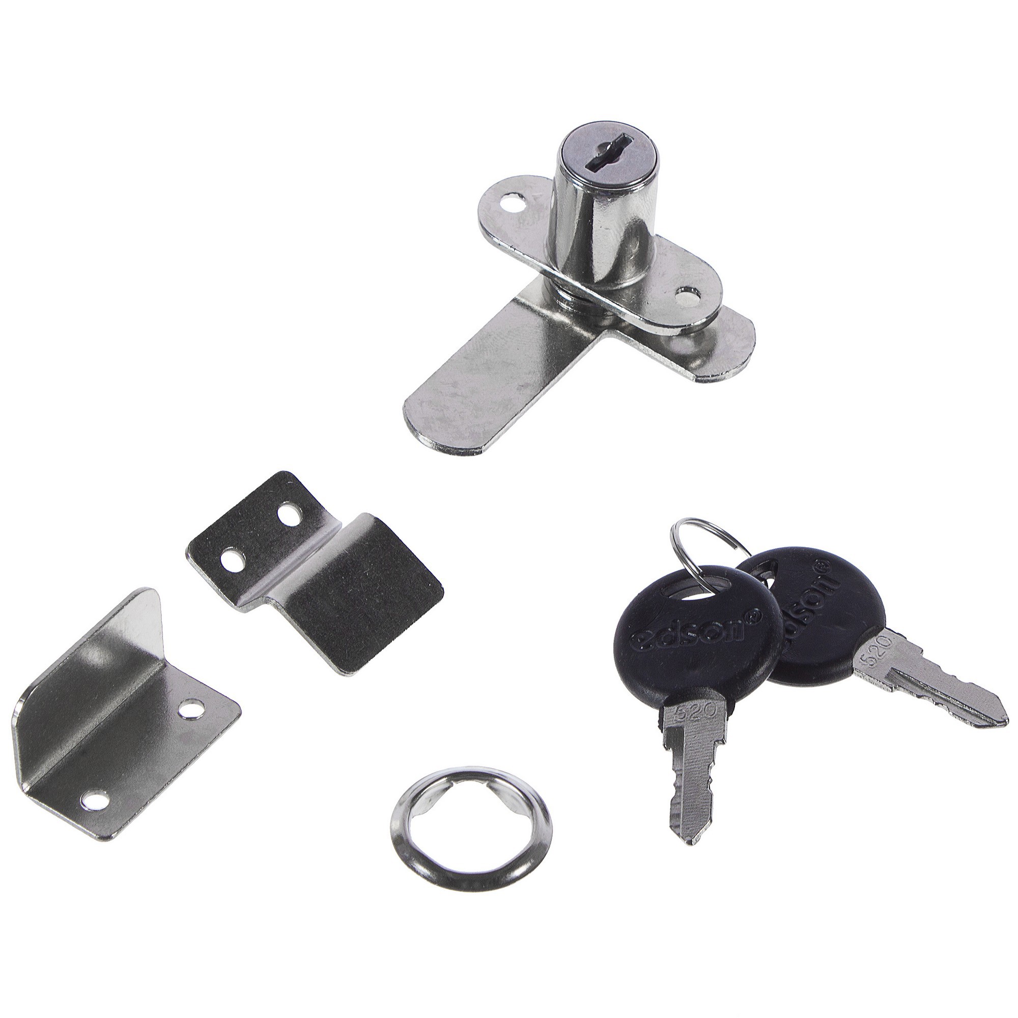 18644630 Замок врезной мебельный L050 19/20 STLM-0011851 EDSON  - Вид №1