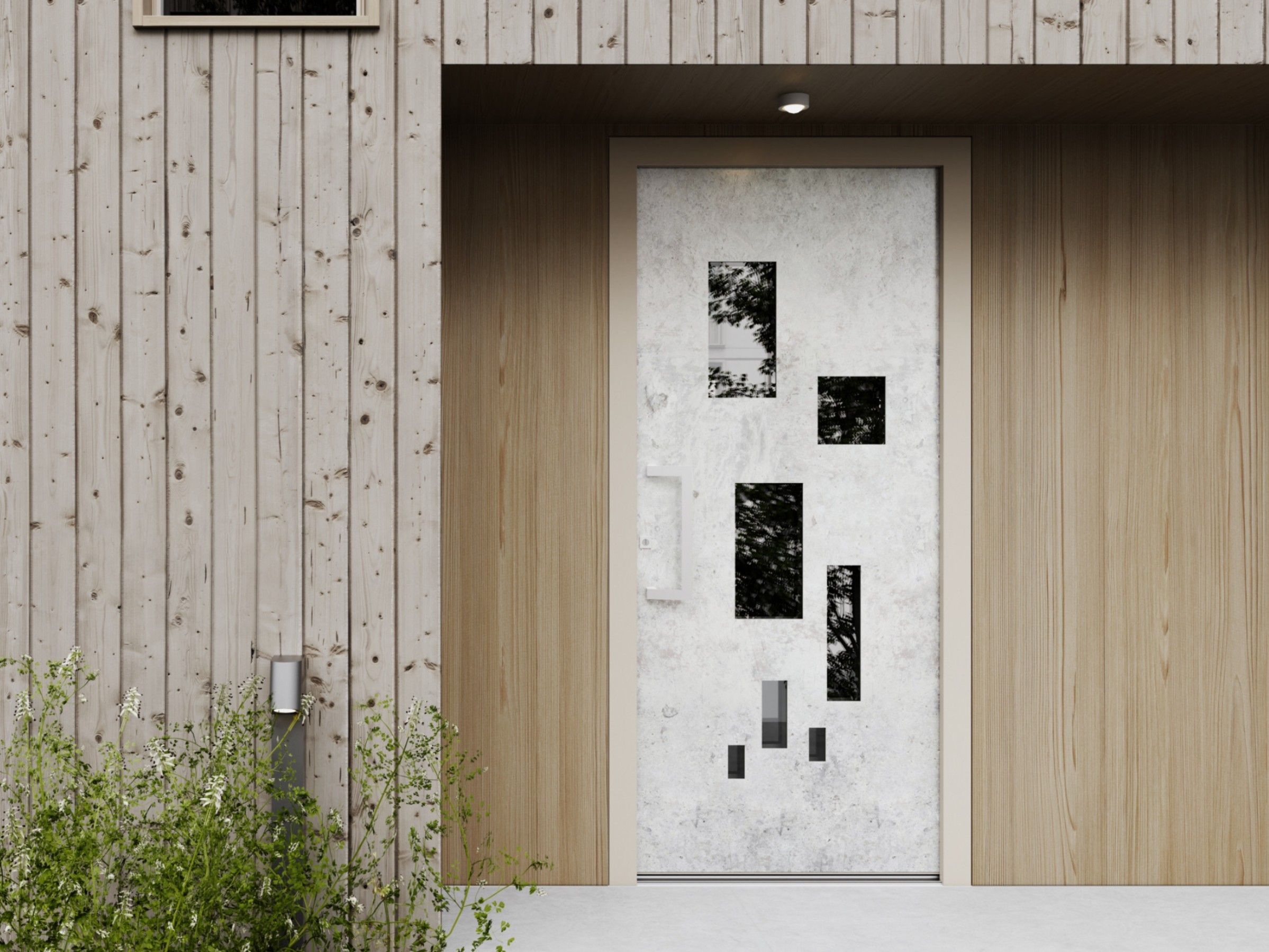 Входная дверь из алюминия и ПВХ FINSTRAL FIN-Door ARCH-00142171