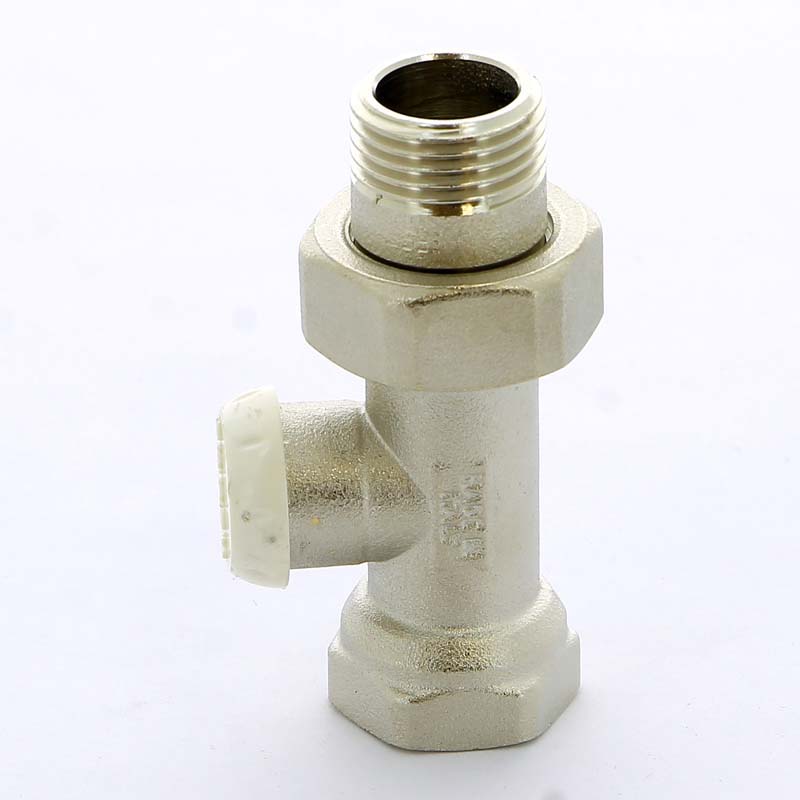 Вентиль НВ для радиаторов обратный EXCEL с разъемным соединением TIEMME 1/2" 3230003 - Вид №2