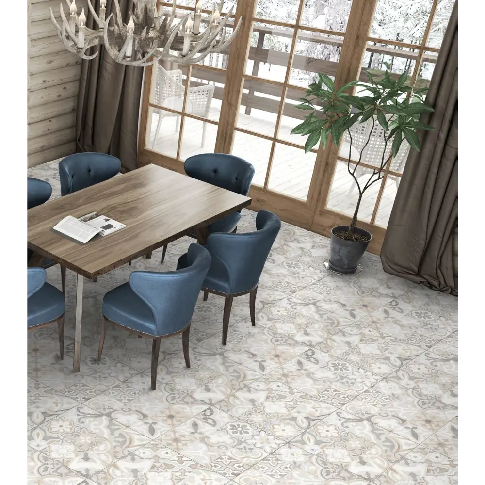 Керамогранит Cement Patchwork 45x45 см 1.42 м2 цвет серый LB CERAMICS STLM-2121197 - Вид №1