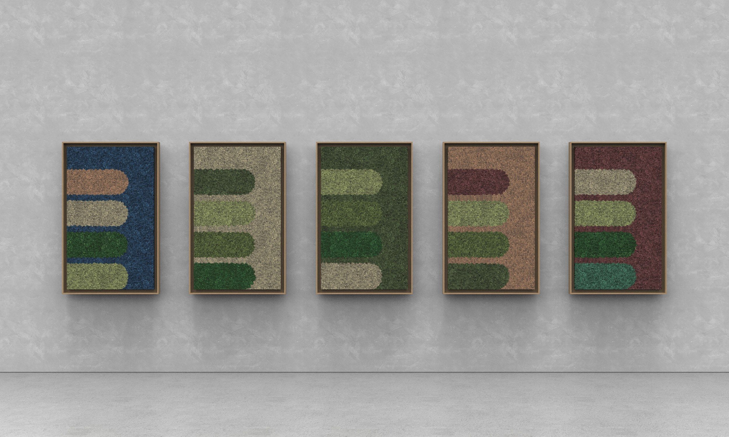 Акустическая панель из мха GREENMOOD FRAMED GEOMETRIC ARCH-00124960 - Вид №10