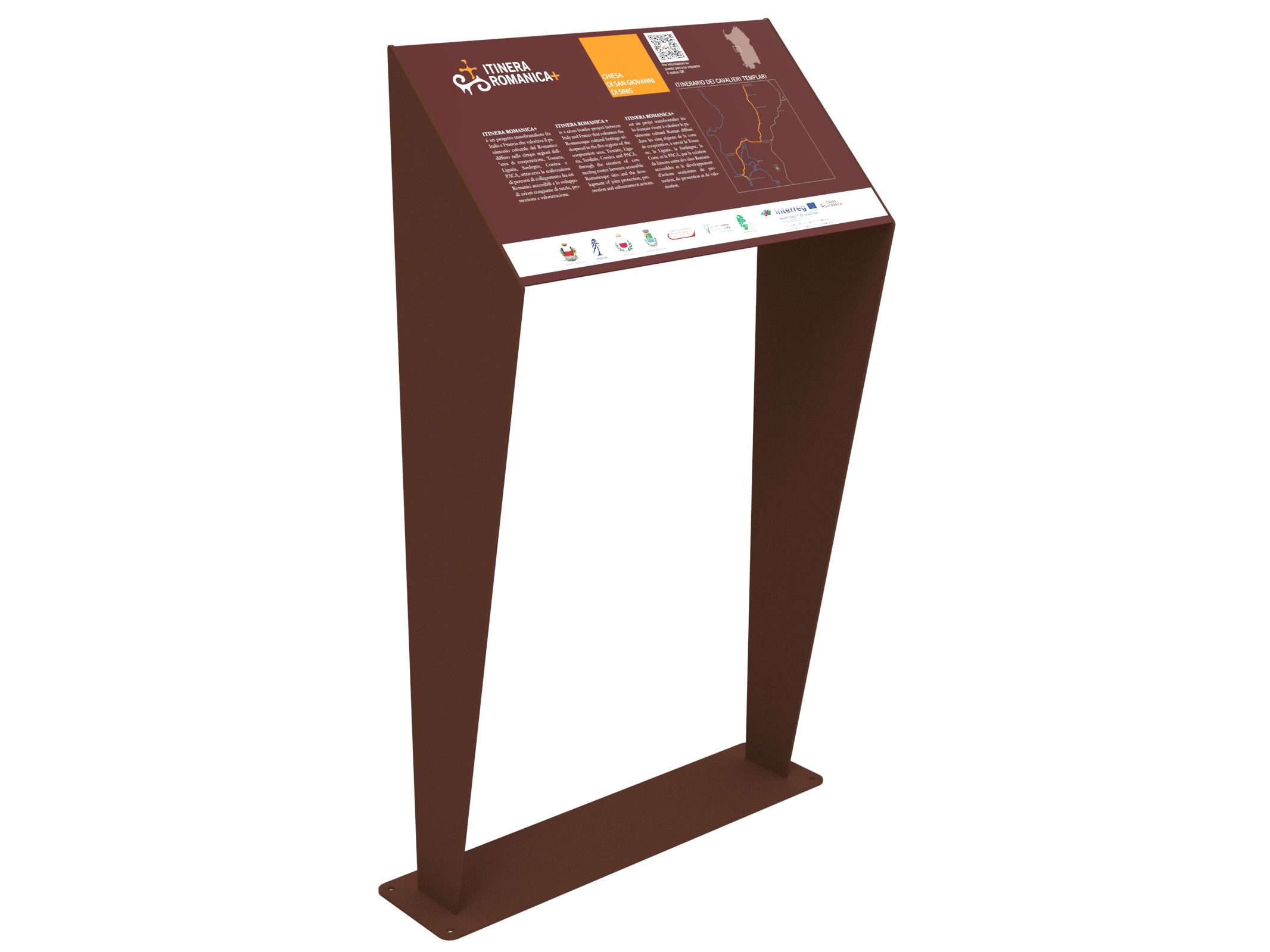 Оцинкованная сталь общественное пространство пюпитр Lazzari Sharp ARCH-00063768