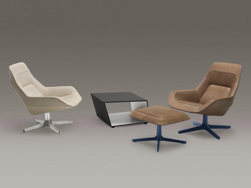 de Sede Кожаное кресло на 4-х спицах с высокой спинкой Ds-144 sun-id-1391955 - Вид №2