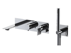 Набор настенных ванн с ручным душем