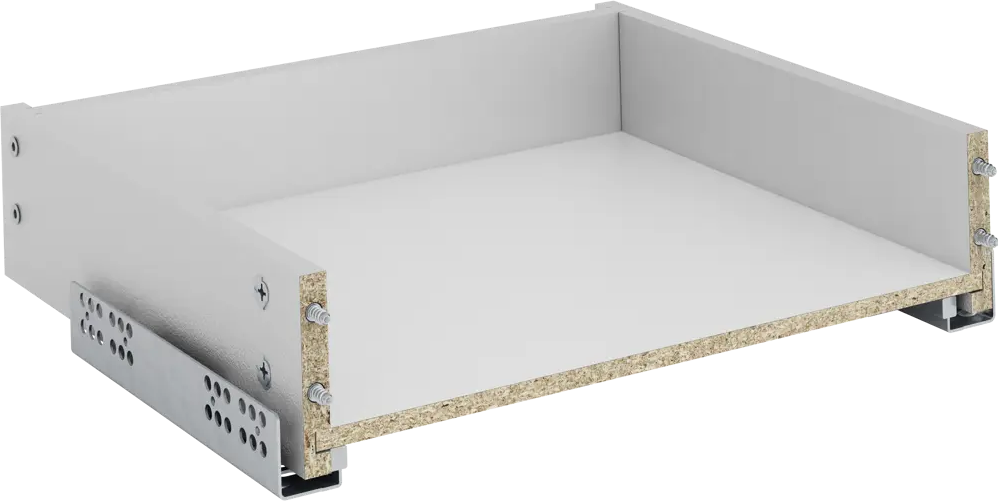 Выдвижной ящик Delinia для кухонного шкафа 35.2×31.1×8.1 см серый ЛДСП 82169298