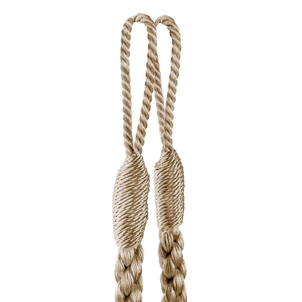 89337842 Подхват для штор Косичка 18008 57 см металл цвет кремовый STLM-1047753 Santreyd  - Вид №2