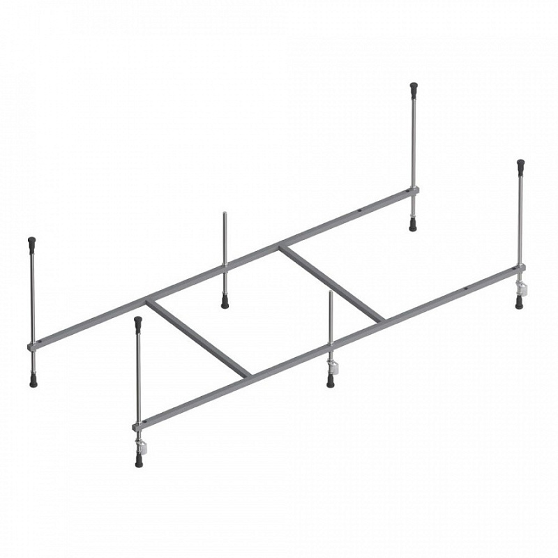 W80ASET-150SL Ванна 150x70 с каркасом и шторкой на б/в W80S-100PS-150MT + ДС F0780700 AM.PM Like - Вид №5