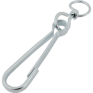 Карабин с вертлюгом тип А, оцинкованный, 100 мм