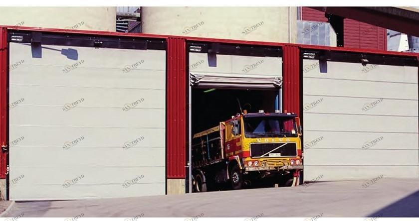 ASSA ABLOY Секционные ворота Portoni ad impacchettamento doppio telo sun-id-1488041