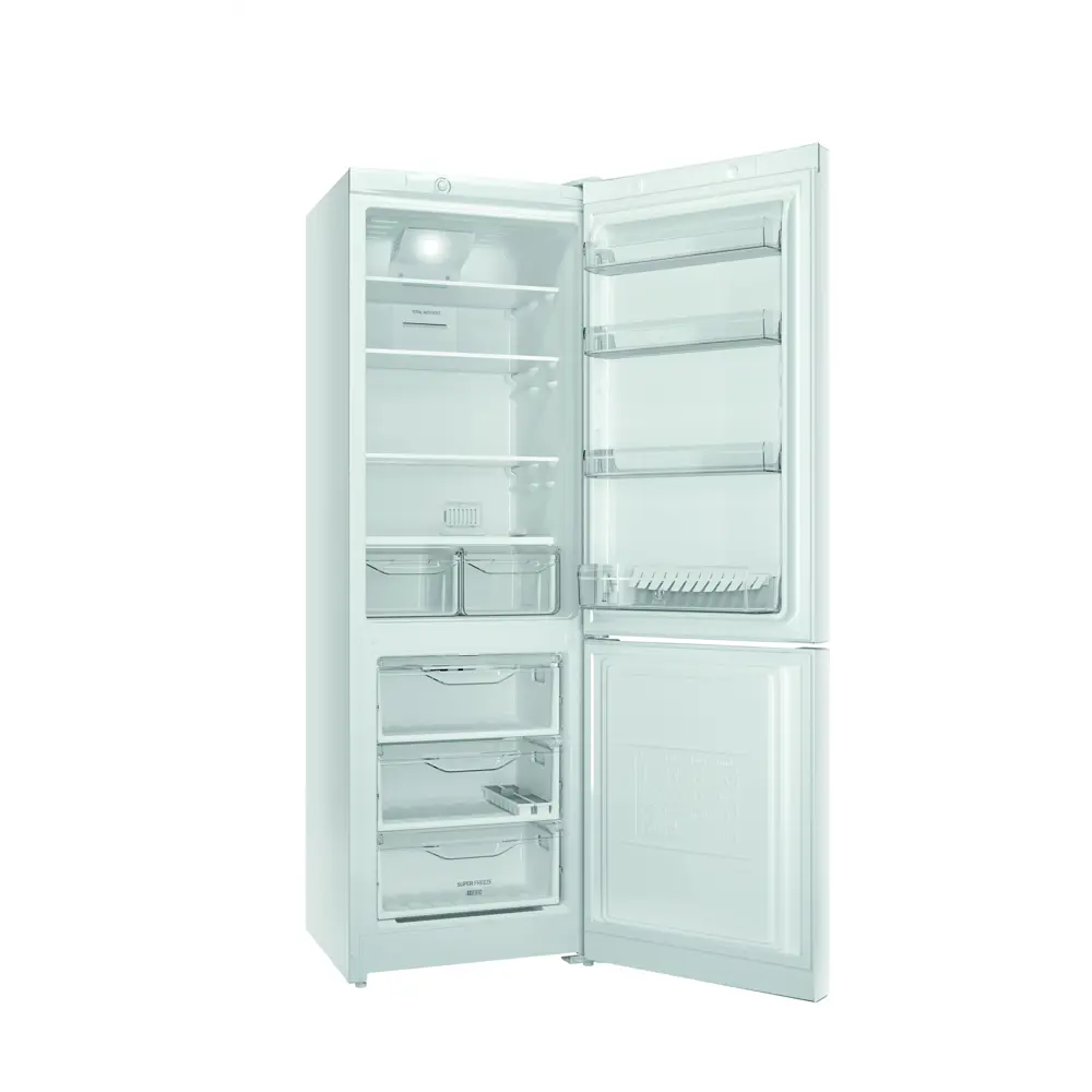 Холодильник двухкамерный Indesit DF 4180 W 185x64 см цвет белый STLM-2110645 - Вид №1