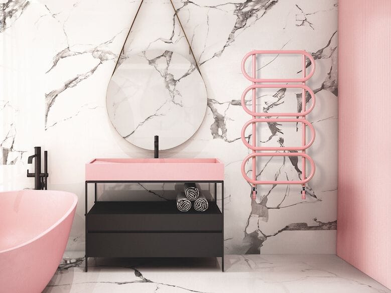 Настенный стальной полотенцесушитель SCIROCCO H дизайн ARCH-00066926