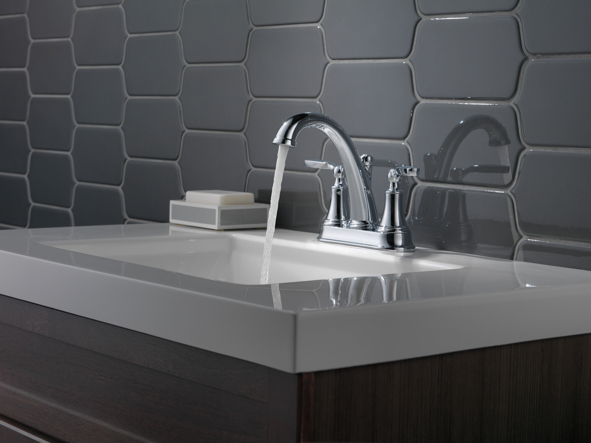 2532LF-MPU Смеситель для ванной Delta Faucet Woodhurst Хром  - Вид №2