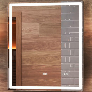 90599102 Зеркало для ванной z.GEO.60.Luxe с подсветкой 70х60см Geometry Luxe STLM-0300623 VIGO