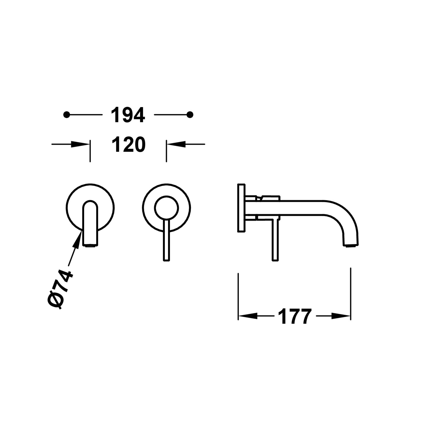 ИЗУЧИТЕ видимую часть корпуса встраиваемой раковины-26230021 TRES  - Вид №1
