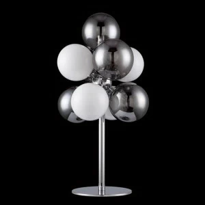 Настольная лампа Crystal Lux Grape LG7 CRYSTAL LUX ИНТЕРЬЕРНЫЕ, НЕОБЫЧНЫЕ 080273 Белый;хром