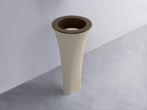 AMLA45-CA+AMPILT-LN+AMCOLT-LN Раковина Amedeo Tondo отдельностоящая cielo Enjoy + Amedeo