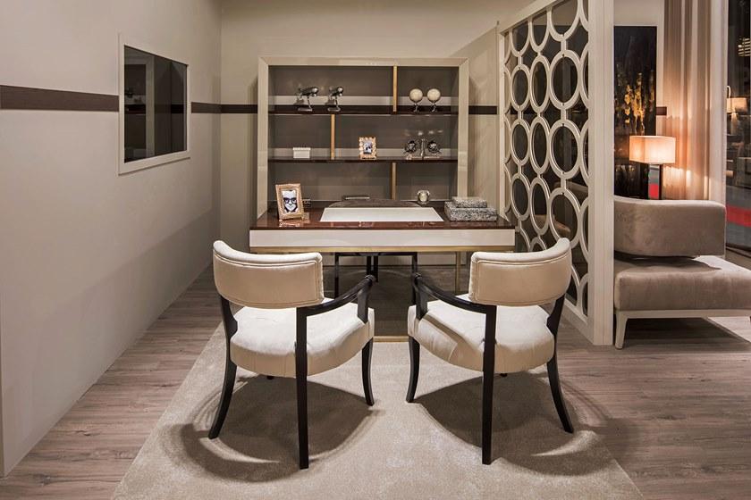 Stylish Club Открытый книжный шкаф из фанерованной древесины Manhattan Scf.m22 - Вид №2