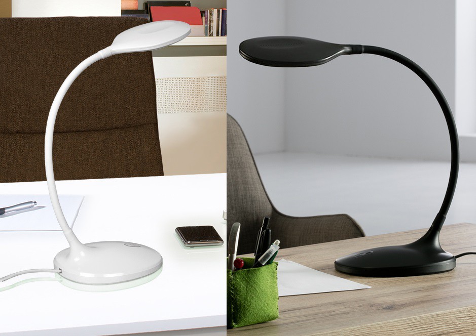 074426 Настольная лампа LED черная Schuller Scoop - Вид №3