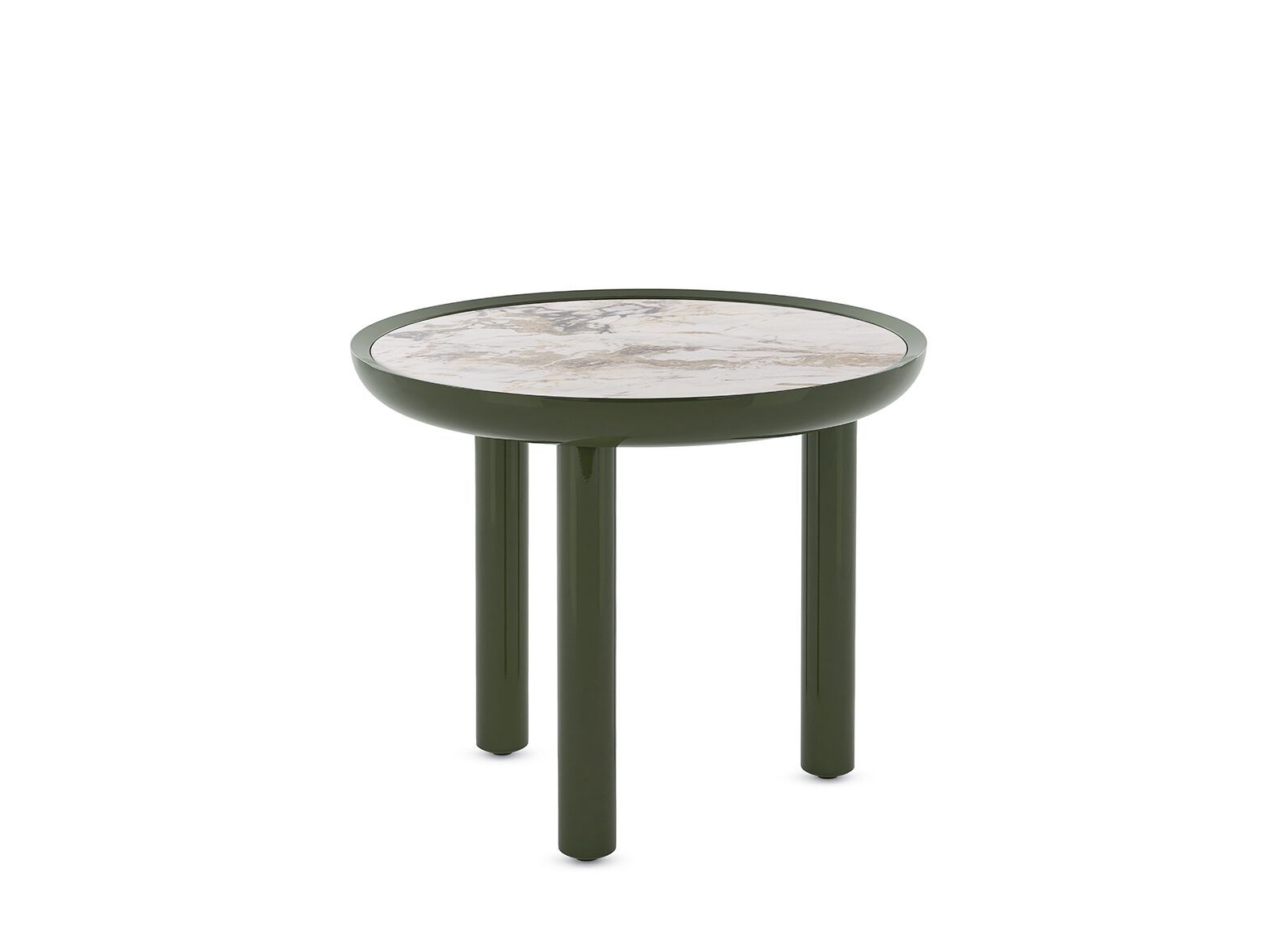 Высокий круглый журнальный столик из керамогранита Kartell K-TOP ARCH-00020756 - Вид №2