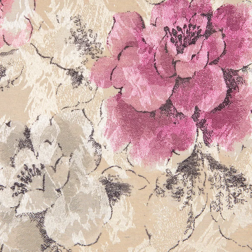 Ткань «Печать», 150 см, цветы, цвет розовый ТОРГОВЫЙ ДОМ ТЕКСТИЛЬ STLM-2007956 - Вид №2