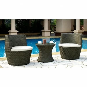 Мебель садовая на 2 персоны коричневая, Boni-2 ЭКО ДИЗАЙН PATIO 129661 Бежевый