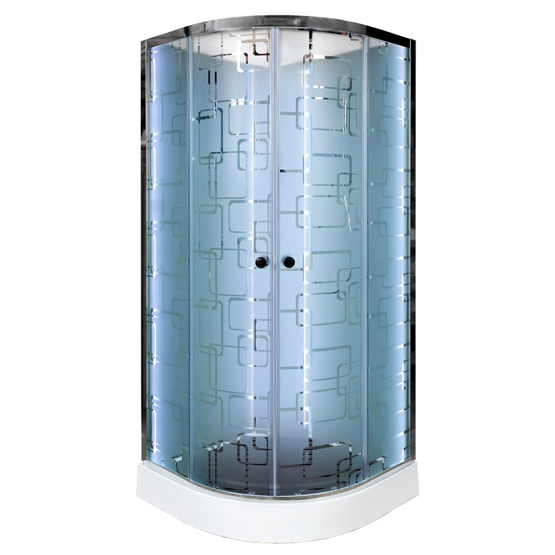 ЕМ4511 R N LED с гм. Душевая кабина DETO Серия EM ЕМ1510 N LED с гм. - Вид №30